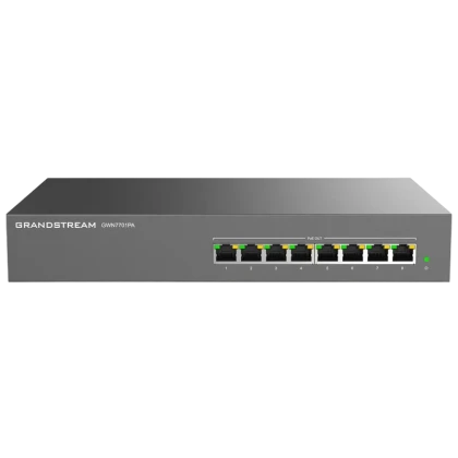 Comutator PoE Grandstream GWN7701PA, 8x IEEE 802.3af/at
