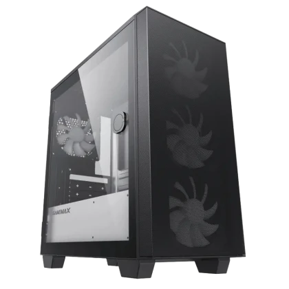 Carcasă PC Gamemax Aero Mini ECO, Micro-ATX, Fără PSU, Negru