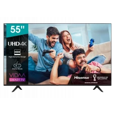 55 LED SMART TV Hisense 55A7100F, 3840x2160 4K UHD, VIDAA U OS, Negru
