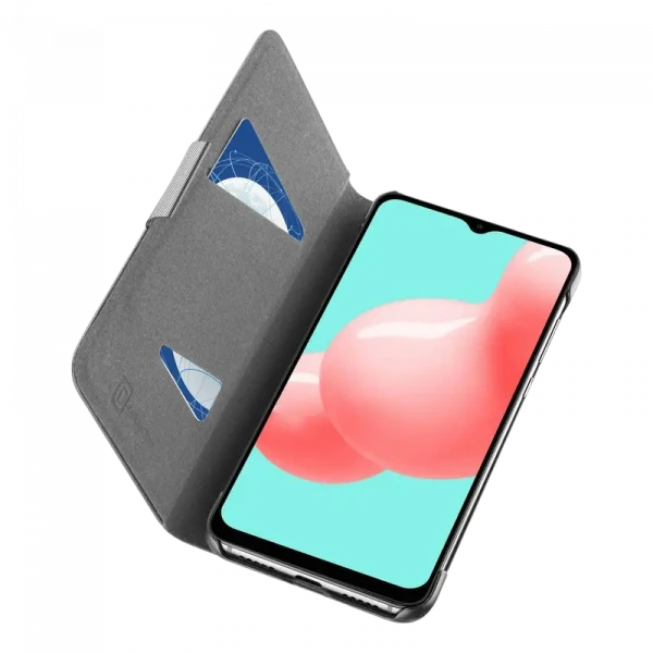 Чехол книжка Cellularline Book Case 3 - Galaxy A32 4G, Чёрный