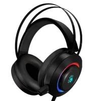 Игровая Гарнитура Bloody G521, Проводной аналоговый, Чёрный