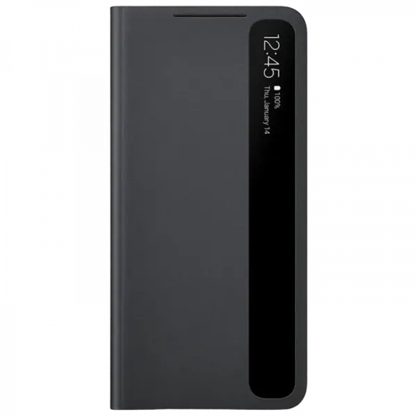 Husă tip carte Samsung Smart Clear View Cover for Galaxy S21+, Negru