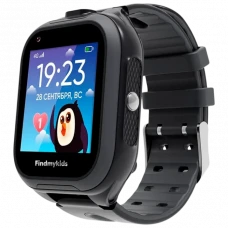Ceas pentru copii Elari Findmykids Go, Negru