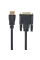 Cablu Video Cablexpert CC-HDMI-DVI-0.5M, HDMI (M) - DVI-I (M), 0,5m, Negru