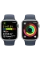 Ceas inteligent Apple Watch Series 9 GPS, 41mm, Storm albastru
