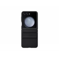 Husă Samsung Eco-Leather case Galaxy Flip 5, Negru