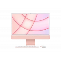 Computer All-in-One Apple iMac A2438, M1 with 8-core CPU and 8-core GPU, 16GB/512GB, macOS Big Sur, Roz