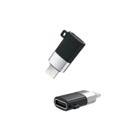 Adaptor USB XO NB149D, USB Type-C (F)/Lightning, Negru