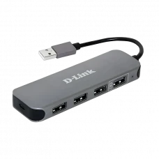 Adaptor Hub D-Link DUB-H4, Gri