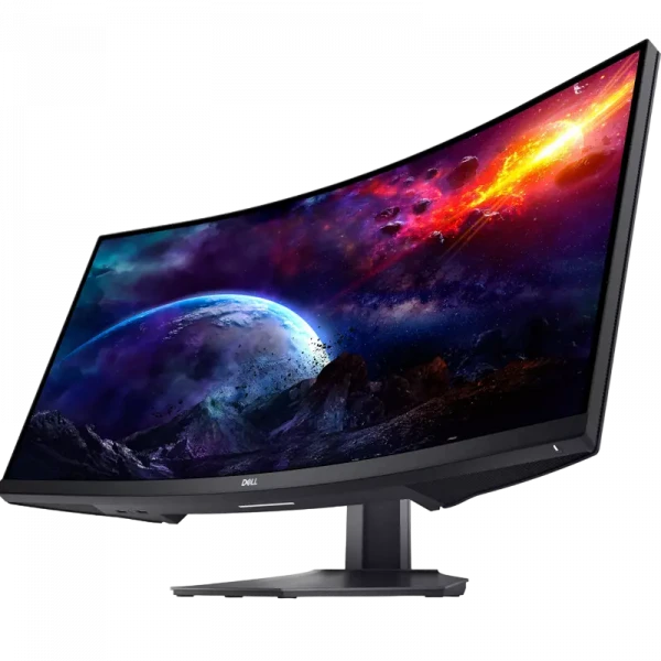 34 Игровой монитор DELL S3422DWG, VA 3440x1440 WQHD, Чёрный