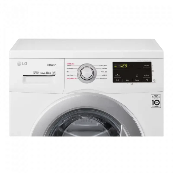 Стиральная машина LG F4J3TS4WE, 8кг, Белый