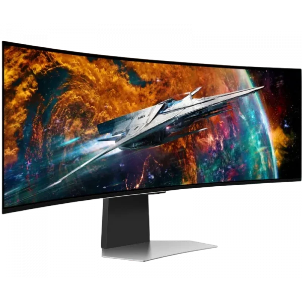 49 Игровой монитор Samsung S49CG95, OLED 5120x1440 Dual QHD, Серебристый