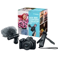 Беззеркальный фотоаппарат Canon EOS R50 Black Content Creator Kit