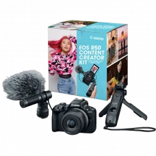 Aparat Foto Mirrorless Canon EOS R50 Black Content Creator Kit