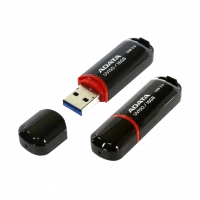 USB Flash накопитель ADATA UV150, 16Гб, Черный/Красный