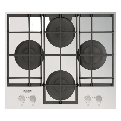 Plită pe gaz Hotpoint-Ariston HAGS 61F/WH, Alb
