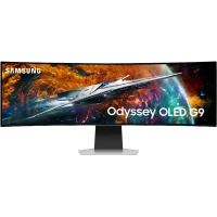 49 Игровой монитор Samsung S49CG95, OLED 5120x1440 Dual QHD, Серебристый