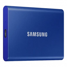 HDD portabil extern Samsung Portable SSD T7, 2 TB, Albastru (MU-PC2T0H/WW)