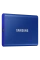 HDD portabil extern Samsung Portable SSD T7, 2 TB, Albastru (MU-PC2T0H/WW)
