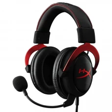 Căști gaming HyperX Cloud II, Cu fir, Negru/Roșu
