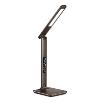 Lampa de birou Platinet DESK LAMP 14W + LCD WITH CLOCK AND TEMPERATURE, Maro