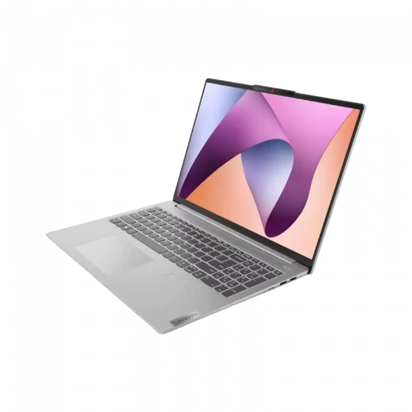 Laptop 16 Lenovo IdeaPad Slim 5 16ABR8, Cloud Grey, AMD Ryzen 5 7530U, 16GB/512GB, Fără SO