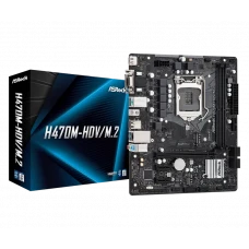 Placă de bază ASRock H470M-HDV/M.2, LGA1200, Intel H470, Micro-ATX