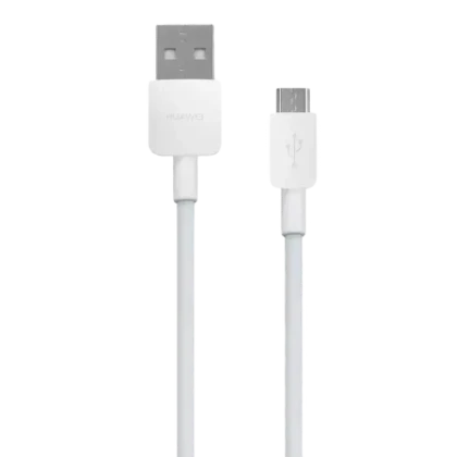 Cablu încărcare și sincronizare Huawei CP70, USB Type-A/micro-USB, 1m, Alb