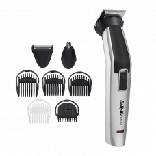 Trimmer pentru bărbați BaByliss 8-in-1 Titanium Multi Trimmer MT726E, Argintiu | Negru