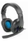 Căști gaming Gembird GHS-04, Cu fir, Negru/Albastru
