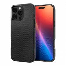 Husă Spigen iPhone 16 Pro Max Liquid Air, Negru mat