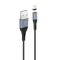 Кабель для зарядки и синхронизации XO NB125, USB Type-A/USB Type-C, 1м, Чёрный