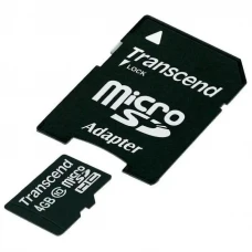 Card de Memorie Transcend microSDHC Class 4, 4GB (TS4GUSDHC4)