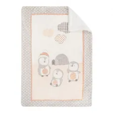 Pătură Kikka Boo Pingui Family, Bej