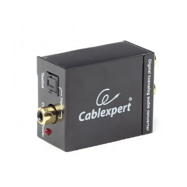 Audio Adaptor Cablexpert DSC-OPT-RCA-001, RCA - Toslink, Negru