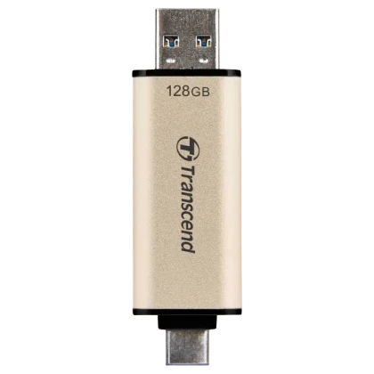 USB Flash накопитель Transcend JetFlash 930C, 128Гб, Золотистый