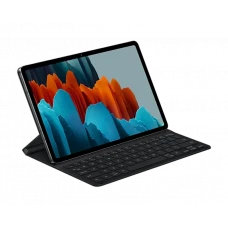 Husă pentru tabletă Samsung Galaxy Tab S7 Book Cover Keyboard, 11, Poliuretan, Negru
