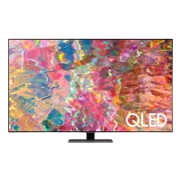 75 QLED SMART Телевизор Samsung QE75Q80BAUXUA, 3840x2160 4K UHD, Tizen, Чёрный