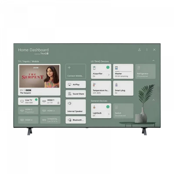 55 LED SMART Телевизор LG 55UP80006LA, 3840x2160 4K UHD, webOS, Чёрный