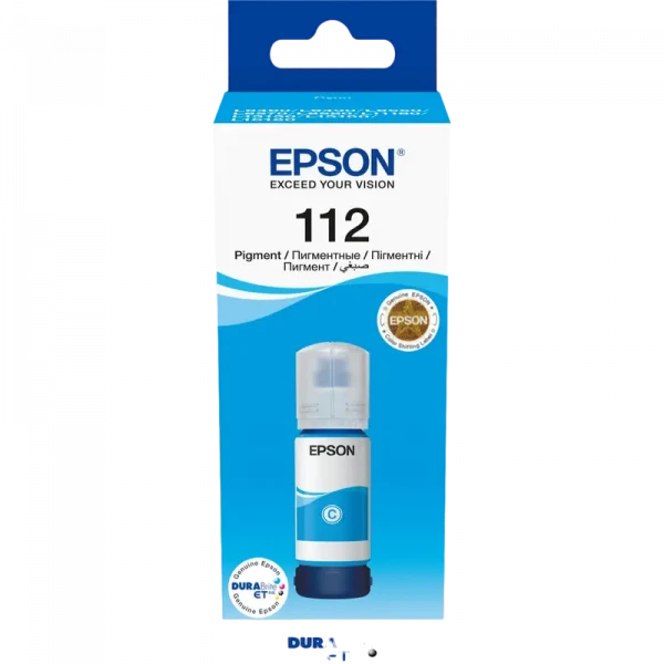 Recipient de cerneală Epson 112 EcoTank, C13T06C24A, Cyan