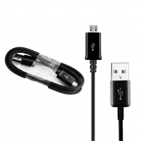 Кабель для зарядки и синхронизации Samsung Micro-USB Charging-Data Cable, USB Type-A/micro-USB, 1,5м, Чёрный