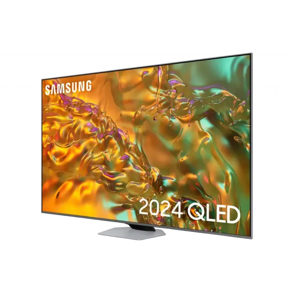 65 QLED SMART Телевизор Samsung QE65Q80DAUXUA, 3840x2160 4K UHD, Tizen 8.0, Серебристый