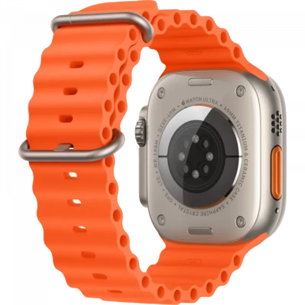Ceas inteligent Apple Watch Ultra 2, 49mm, Titanium | Orange Ocean