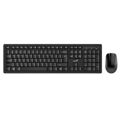 Клавиатура и мышь Genius KM-8200, Беспроводное, Чёрный