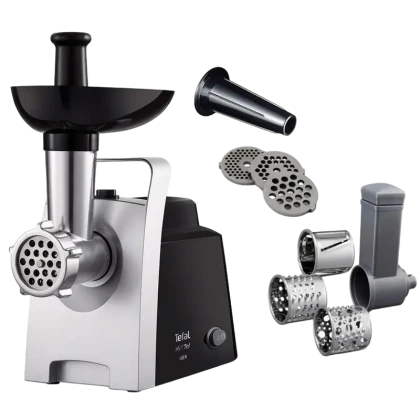 Мясорубка Tefal NE108831, Черный Серебристый