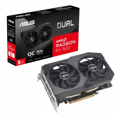 Видеокарта ASUS DUAL-RX7600-O8G-V2, 8GB GDDR6 128бит