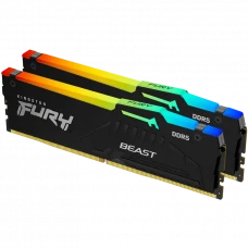 Memorie RAM Kingston FURY Beast RGB, DDR5 SDRAM, 6000 MHz, 32 GB, KF560C30BBAK2-32