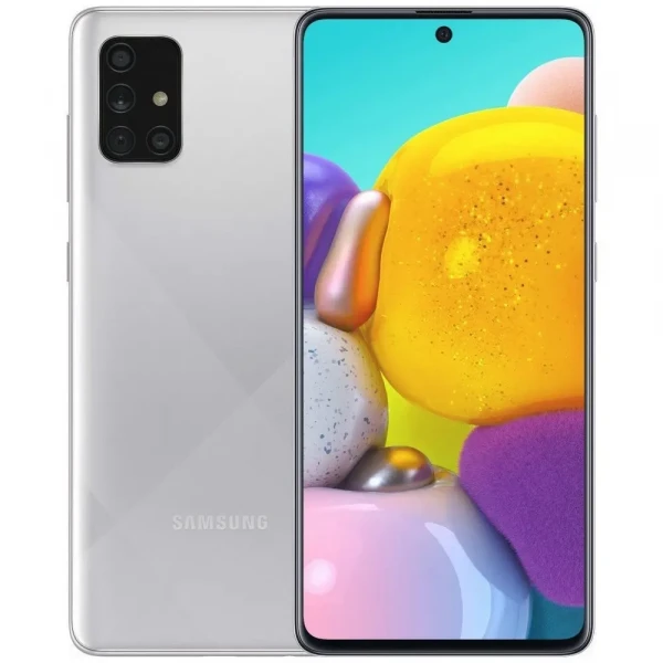 Смартфон Samsung Galaxy A51, 6Гб/128Гб, Серебристый металлик