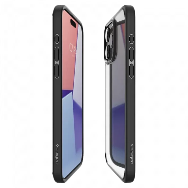 Чехол Spigen iPhone 15 Pro Ultra Hybrid, Матовый черный