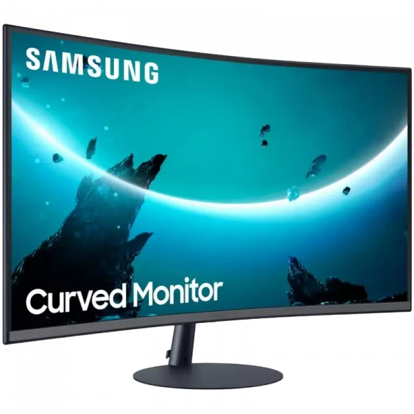 Монитор Samsung C27T550FDI / 27 дюймов / VA 1920x1080 FHD / Чёрный